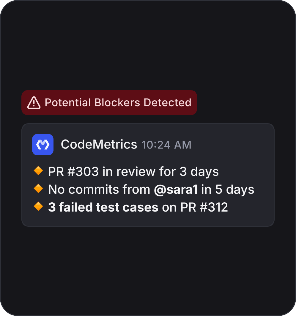 Catch issues before your devs do